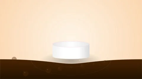 Minimalist beige screen background with clean gradient for presentation gra.. Stock Footage 346001818