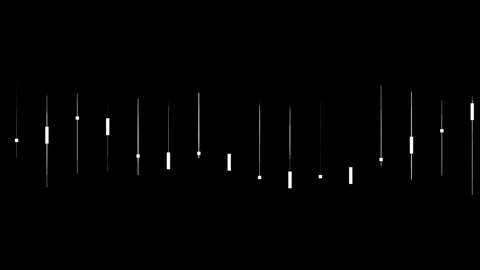 Minimalist Black and White Barcode Line Design Innovation Art Pattern Stock Footage 341374291
