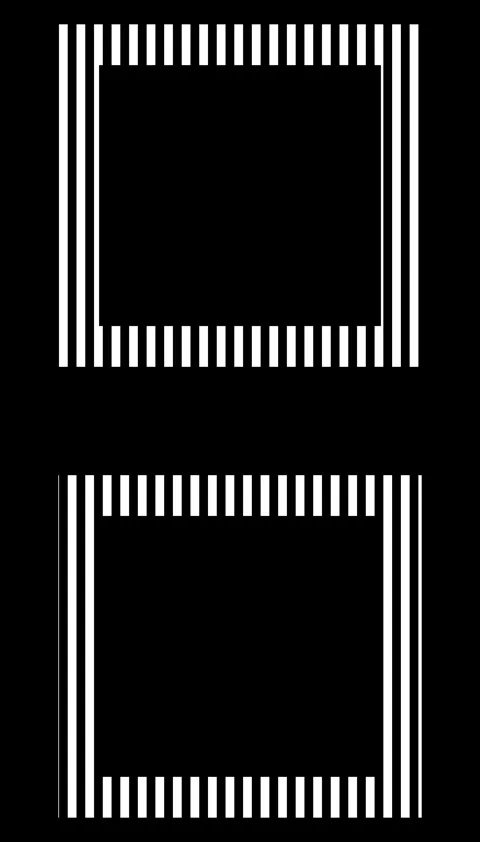 Minimalist black and white dynamic pattern grid motion graphic background Stock Footage 339503770