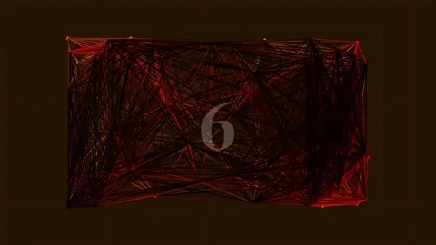 Minimalist black background with abstract red paint drip and liquid flow Stock-Footage 342094893