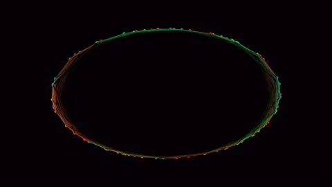 Minimalist black background frame for elegant video intro and cinematic overl Video stock 341058053