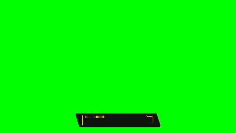 Minimalist black lower third banner overlay with yellow geometric accents Stock Footage 340263388