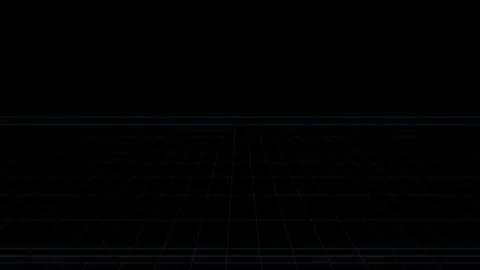 Minimalist black screen featuring a subtle horizontal line and faint text Stock Footage 335117578
