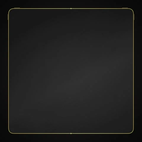 Minimalist Black Square with Golden Border and Subtle Texture - Abstract Ba.. Video stock 346283598