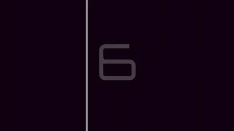 Minimalist black square on solid background for modern corporate design Video stock 342206421