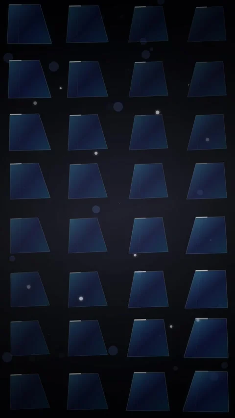 Minimalist blue abstract geometric background seamless pattern Stock Footage 345497918