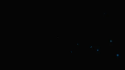 Minimalist blue glowing dots scattered across a deep black background texture Stock Footage 339617278