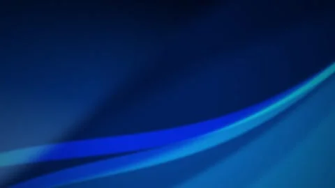 Minimalist blue light bands flow in a seamless loop Stock Footage 341856391