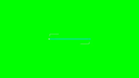 Minimalist blue progress bar animation isolated on a vibrant green background Stock Footage 340903202