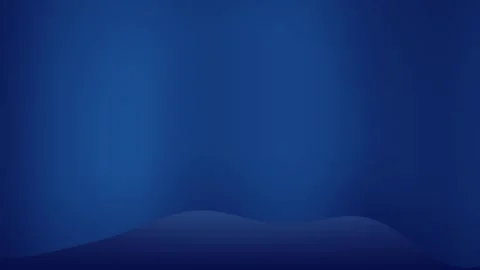 Minimalist blue rolling hills flow in a seamless loop Stock Footage 341401935