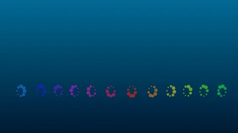 Minimalist blue screen background: clean gradient backdrop for presentation.. Stock Footage 343659818