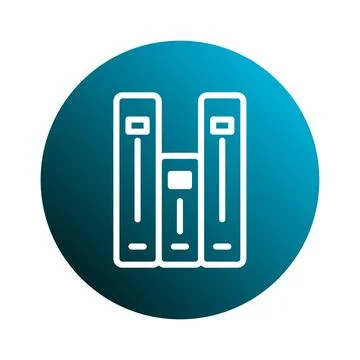 Minimalist book icon design presenting knowledge and library in elegant iso.. 스톡 일러스트