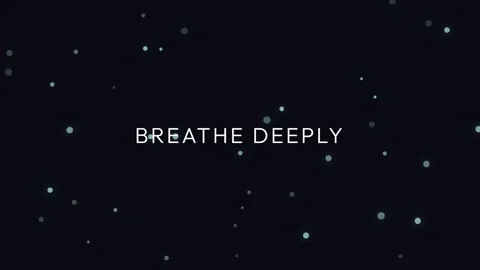 Minimalist Breathwork Meditation Background: Deep Breathing Stress Relief A.. Stock Footage 337501995