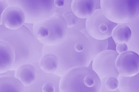 Minimalist bubble background swirl in light violet with smooth texture and bl イラスト素材