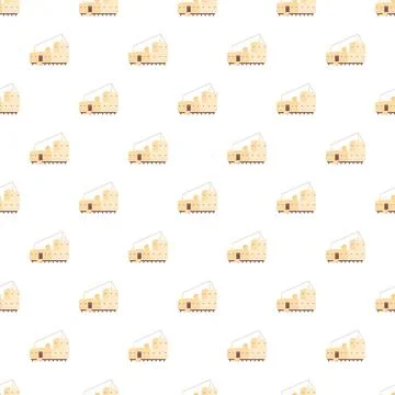 Minimalist building pattern creating an abstract background texture イラスト素材
