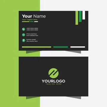 Minimalist Business Card Stock-Illustration