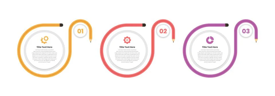 Minimalist business data presentation step infographic template design with.. 스톡 일러스트