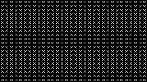 The Minimalist Canvas: Seamless Loop Motion Graphic - Monochrome Dance Stock Footage 274031963