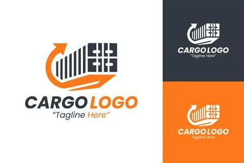 Minimalist Cargo Logo Stock Illustration