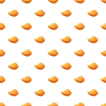 Minimalist cartoon sun hat repeating seamless pattern Stock Illustration