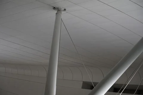 Minimalist Ceiling Support Structure Stock Photos