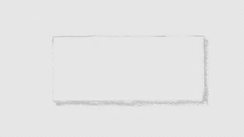 Minimalist chalk drawn empty boxes for text info Stock Footage 334880321