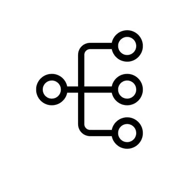 Minimalist Circuit Icon for Technology and Electronics Design Illustrazione stock