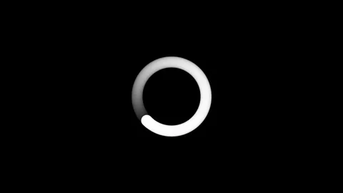 Minimalist Circular Design on Dark Background Stock Footage 332984241