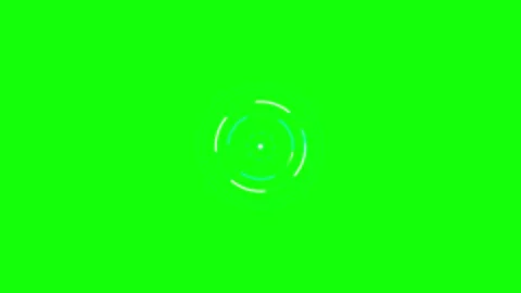 Minimalist circular hud loading animation on green screen for ui and tech o.. Stock Footage 344861770