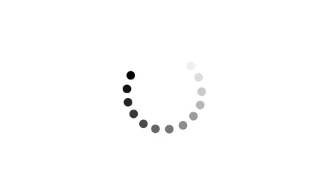 Minimalist circular loading spinner animation on white background, for web .. Video stock 335798984