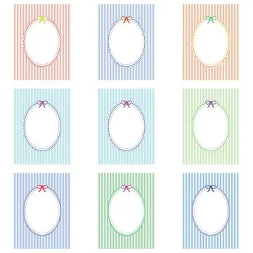 Minimalist circular patterns with geometric shapes and soft gradient backgr.. Stock Illustration