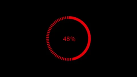Minimalist Circular Progress Bar, Flat Style Waiting Animation with Clean L.. Stock Footage 316786372
