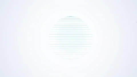Minimalist Circular Ripple Sound Wave Motion Background Stock Footage 345590041