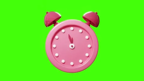 Minimalist Clock Minute Animation Video stock 312667084