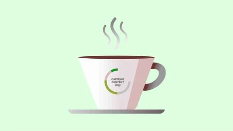 Minimalist coffee cup vector illustration Stock Illustration