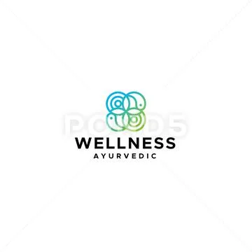 Modern Medical and health care center Ayurvedic logo design, Vector  illustration 19813203 Vector Art at Vecteezy