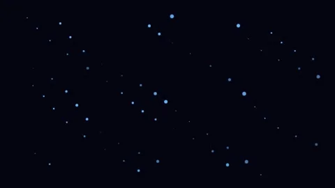 A minimalist composition featuring scattered blue light dots on black backg.. 库存影片 335149829