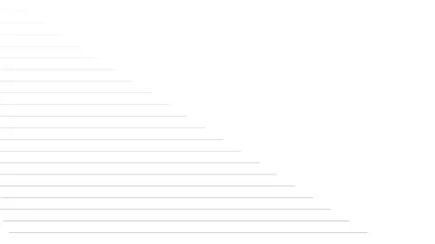 Minimalist composition of thin black horizontal lines against a white surface Video stock 335117652