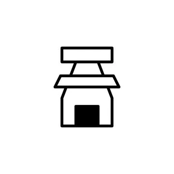 Minimalist construction blueprint revealing simplistic structure design ide.. Ilustración de archivo