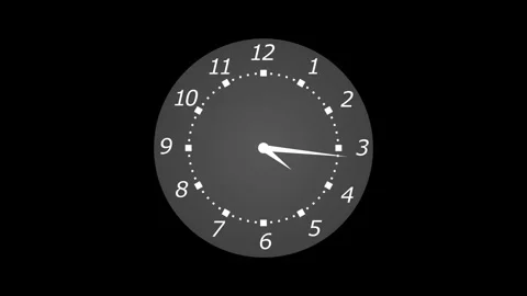 Minimalist Creative Minimal Countdown Clock Animation, Stylish Timer Animat.. 動画素材 308039848