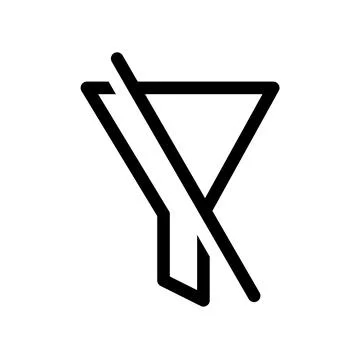 Minimalist crossed scissors icon for editing and design workflows Stock Illustration