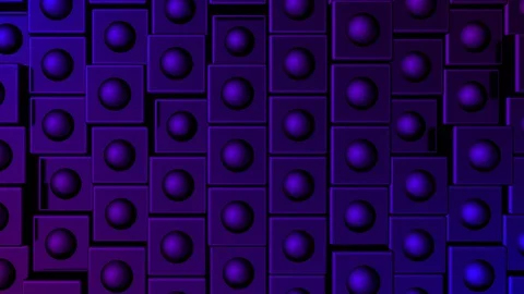 Minimalist cubic and sphere geometric abstract background. Stock Footage 129721728