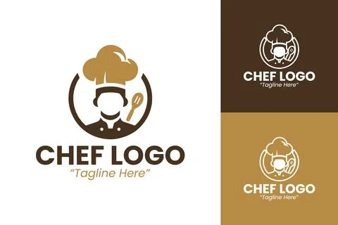 Minimalist Culinary Logo Stock Illustration