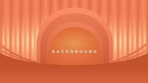 Minimalist curtains background. Brown studio minimal natural for branding a.. Stock Illustration