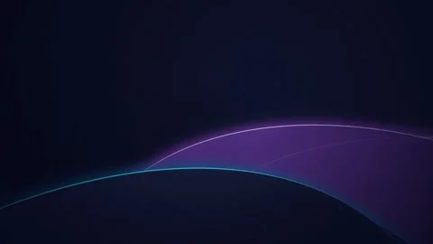 Minimalist curved geometric shapes layer to form a stylized horizon Stock Footage 342216062