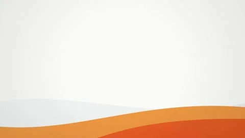 Minimalist curved wave layers rest in a seamless loop Stock Footage 341665958