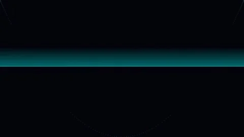 Minimalist cyan horizontal line border against a solid deep black background Vídeos de archivo 336263176