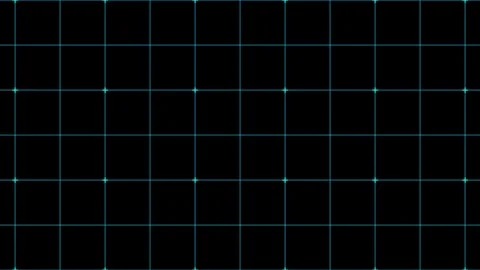 Minimalist Cyberpunk Neon Grid Data Display Background Stock Footage 318768763