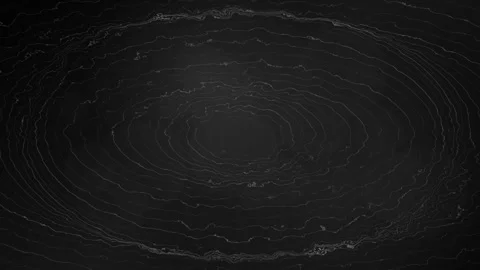 Minimalist dark abstract background with subtle expanding wavy lines Stock Footage 335937146