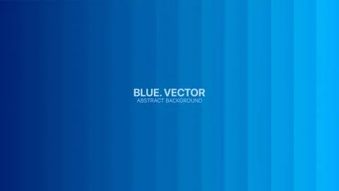 Minimalist Deep Blue Abstract Background 3D Vector Top View Smooth Lines Stock Illustration